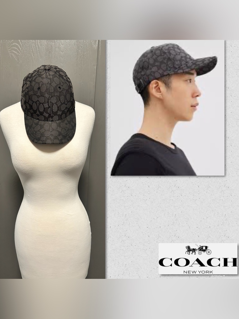 Coach Signature Jacquard Hat